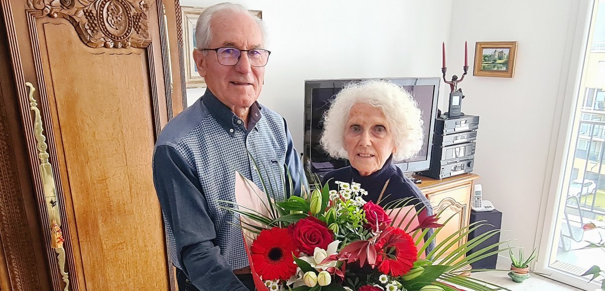Cherbourg. Saint-Valentin : Madeleine, 87 ans, et Albert, 84 ans, filent le parfait amour