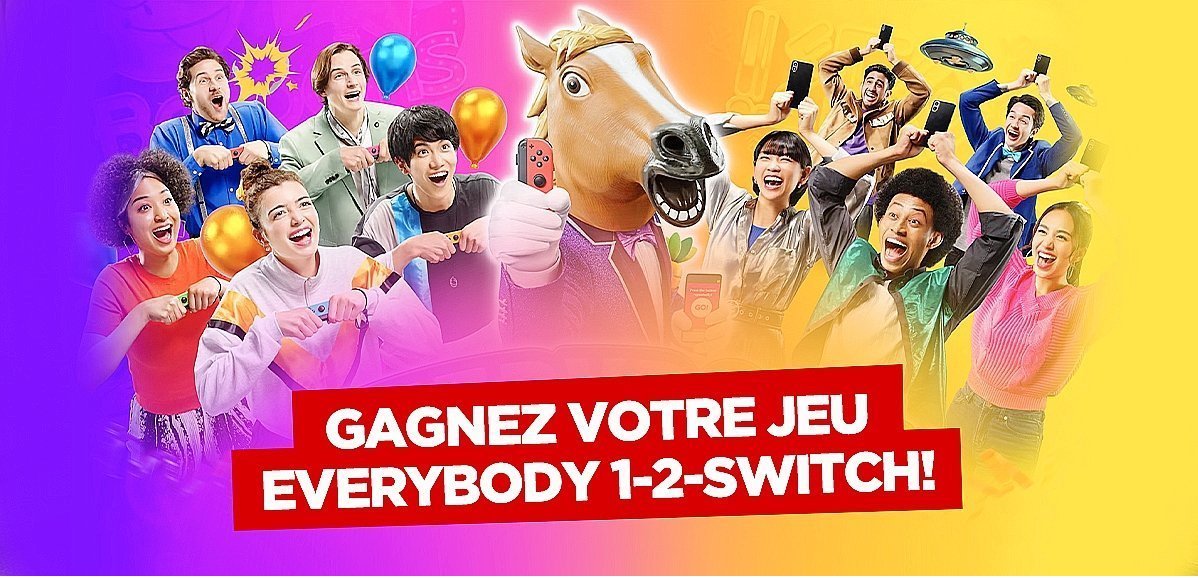 Cadeaux. Remportez le jeu Everybody 1-2 Switch sur Nintendo Switch avec Tendance Ouest !