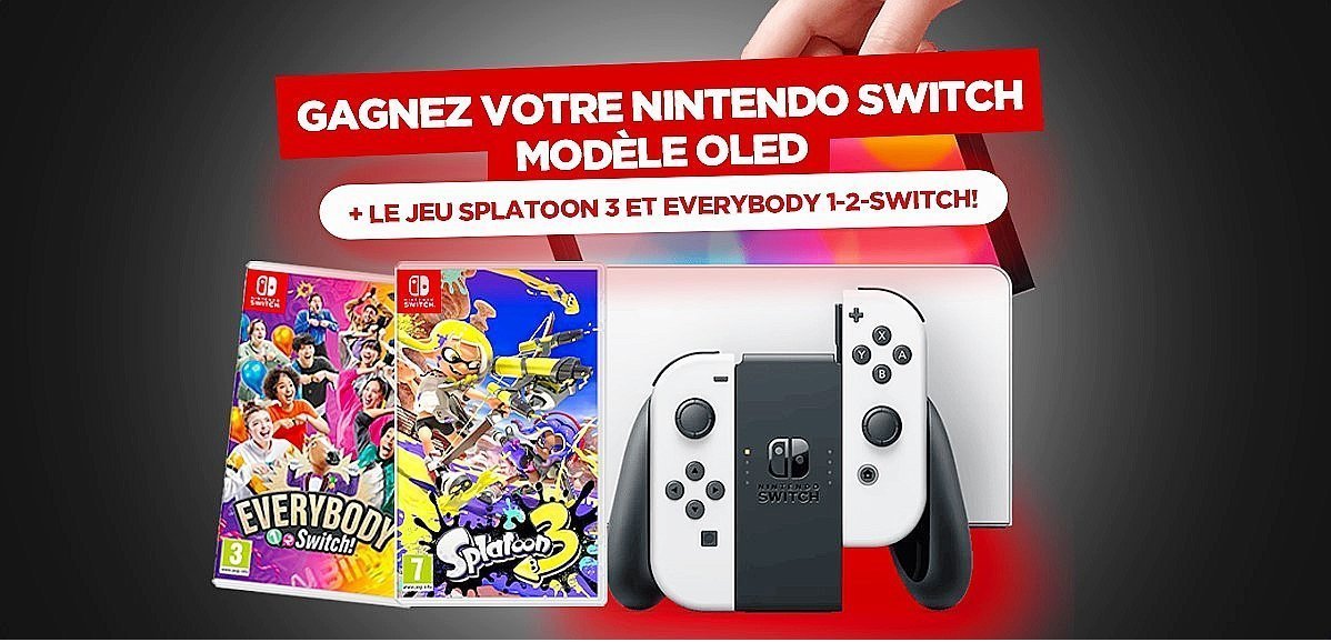 Cadeaux. Avec Tendance Ouest, remportez votre Nintendo Switch OLED avec deux jeux !