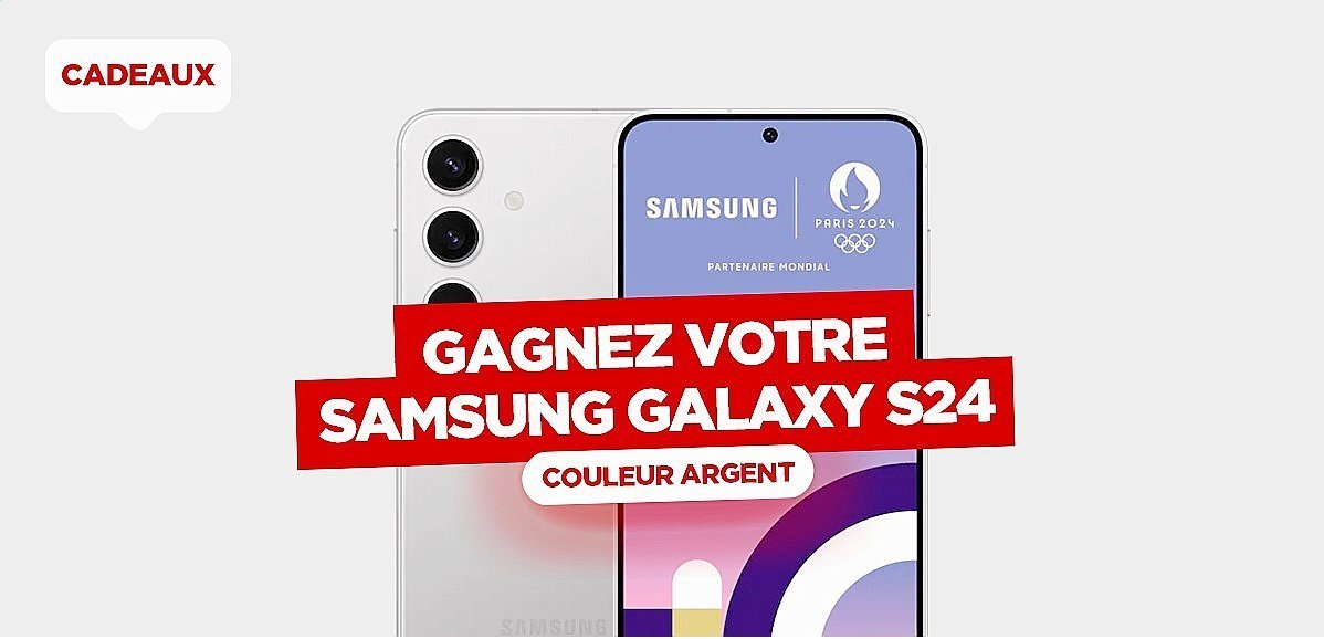 Cadeaux. Gagnez votre Samsung Galaxy S24 avec Tendance Ouest !