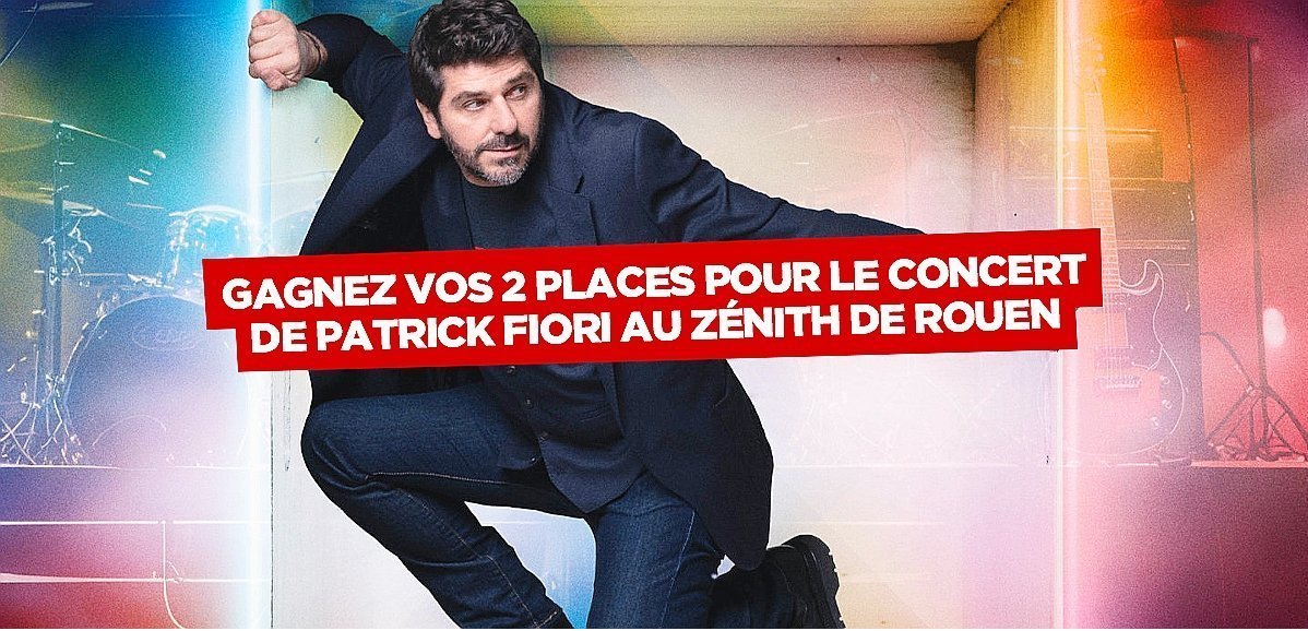 Jeu. Gagnez deux places pour le concert de Patrick Fiori au Zénith de Rouen !