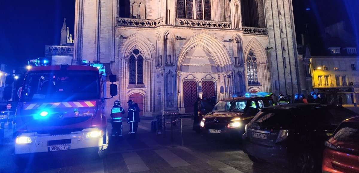 Coutances. Les pompiers interviennent à la cathédrale pour un exercice incendie