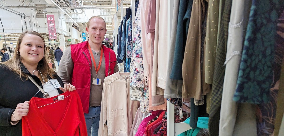 Le Havre. Auchan ouvre ses rayons aux vêtements d'occasion du Grenier