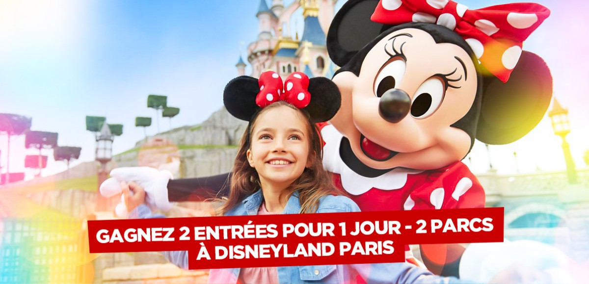 Cadeaux. Gagnez deux entrées pour Disneyland Paris !