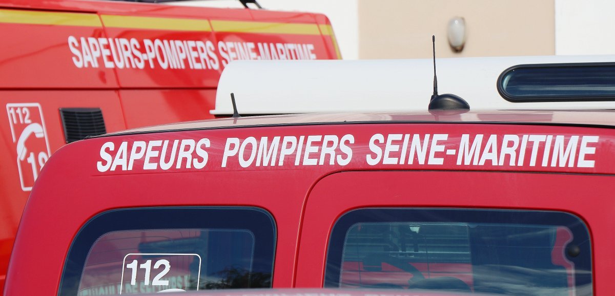 Rouen. Un immeuble en construction prend feu, intervention des pompiers