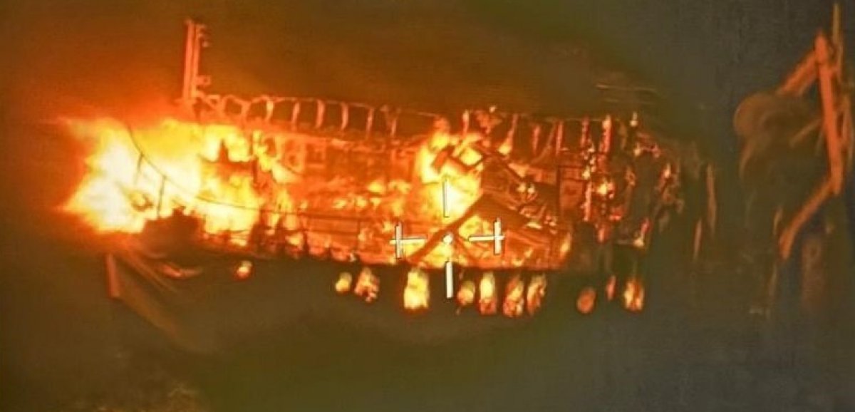 Normandie. Un bateau de pêche de Port-en-Bessin coule au large de Barfleur après un incendie