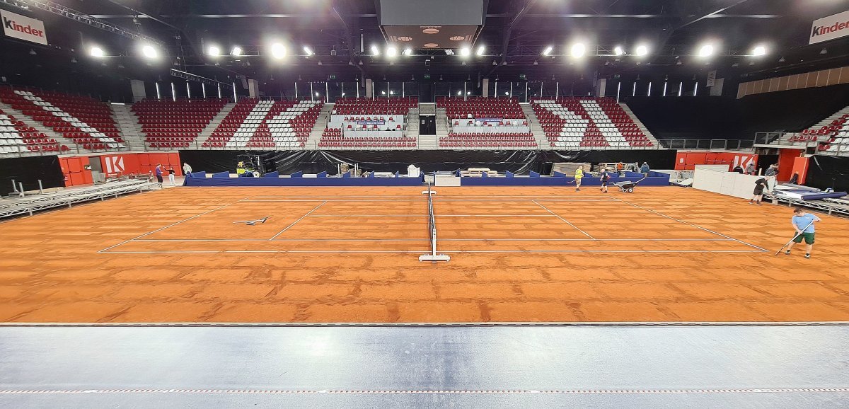 [Vidéo] Tennis. La terre battue arrive au Kindarena pour l'Open Capfinances Rouen métropole 