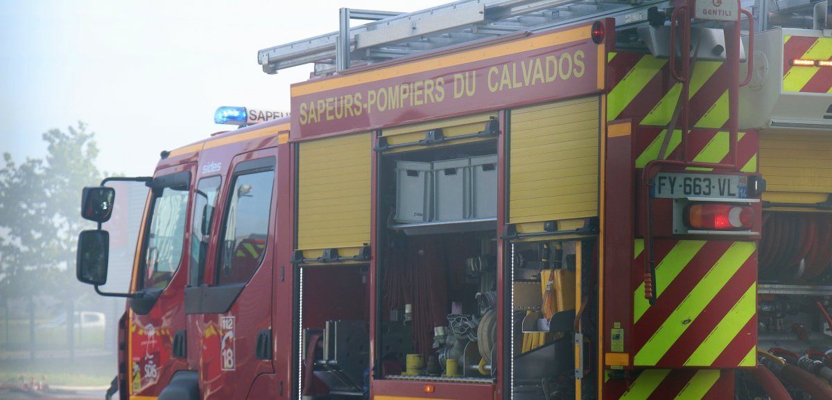 Calvados. Une trentaine de pompiers mobilisés sur un incendie