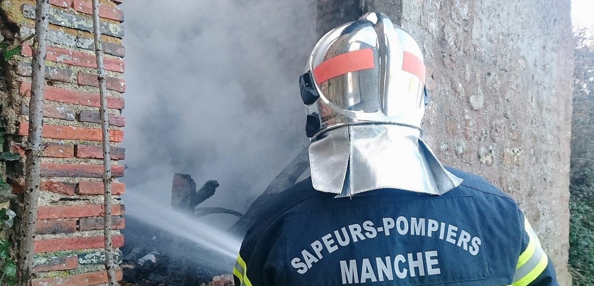 Saint-Sauveur-la-Pommeraye. 19 sapeurs pompiers engagés pour un feu de bâtiment agricole
