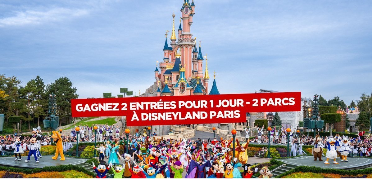 Jeu. Sur Tendance Ouest, gagnez votre journée de rêve à deux à Disneyland Paris !