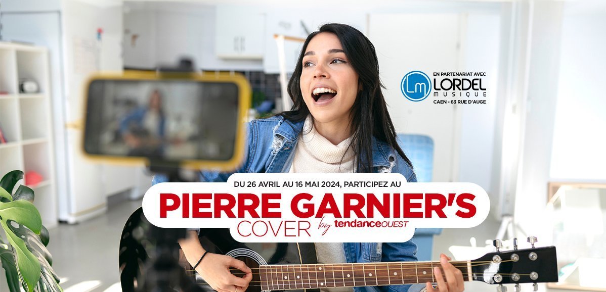 Musique. Participez au Pierre Garnier's Cover by Tendance Ouest et rencontrez le chanteur dans nos studios