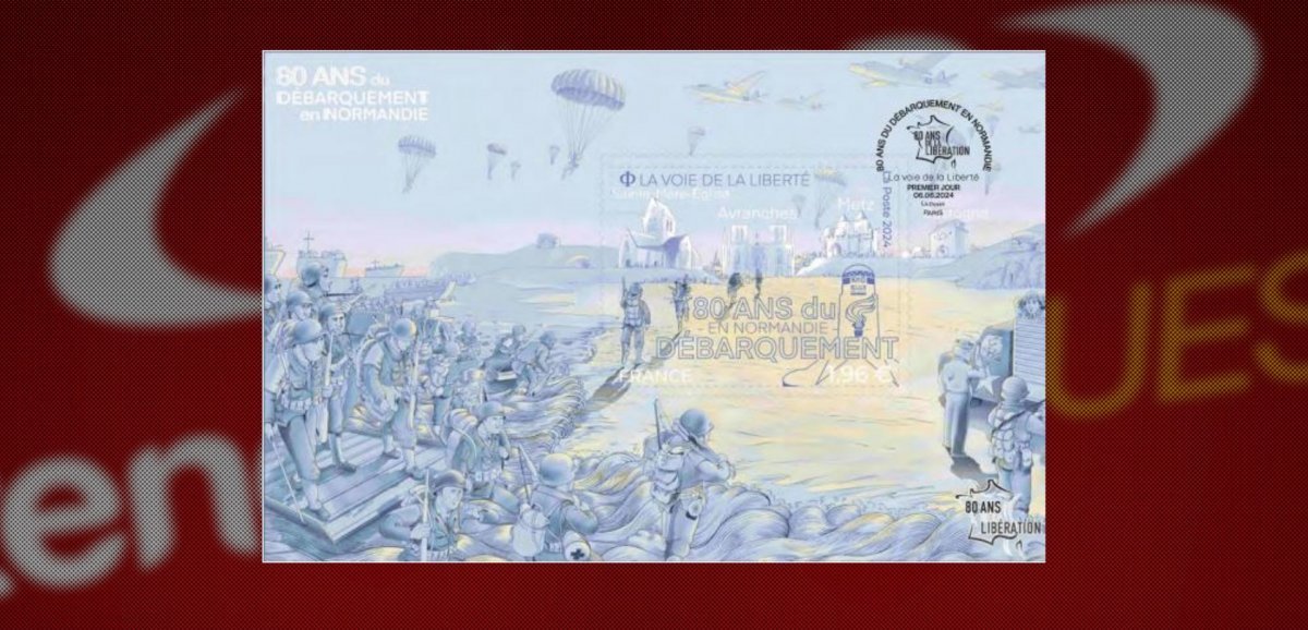 Normandie. 80e D-Day : La Poste sort un timbre collector
