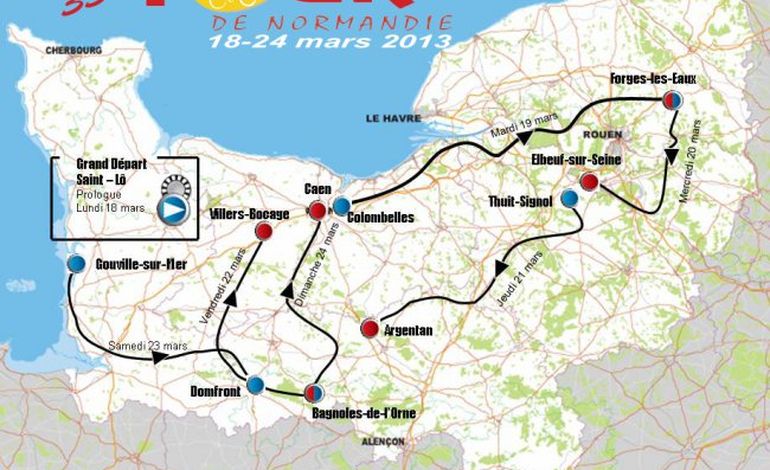 Tour cycliste de Normandie : le parcours final dévoilé 