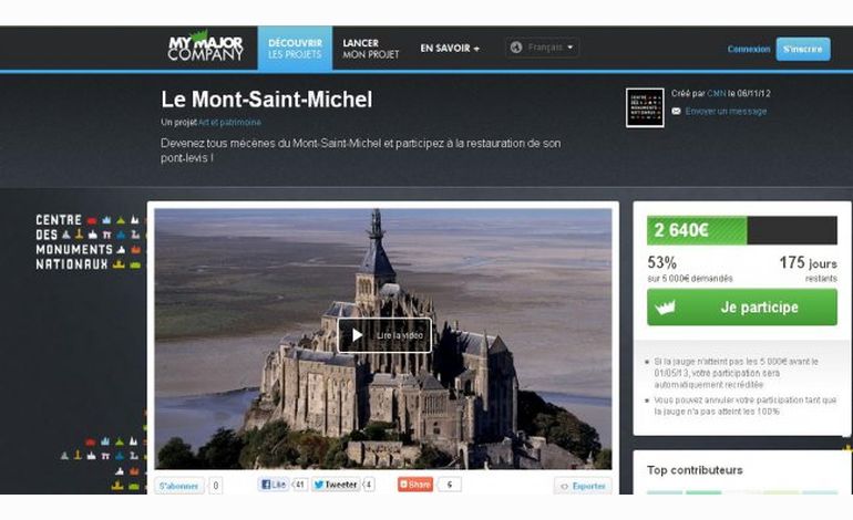 Devenez mécène du Mont-Saint-Michel et participez à la restauration de son pont-levis ! 