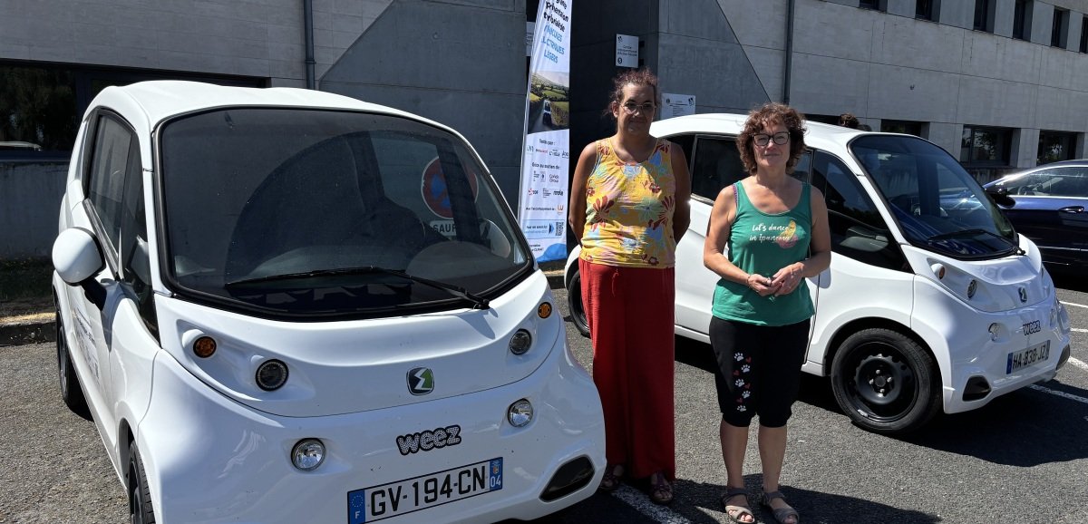 Article de Tendance Ouest sur les véhicules électriques légers testés à L'Aigle