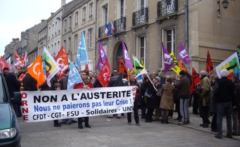 Quelque 150 manifestants dans les rues d'Alençon