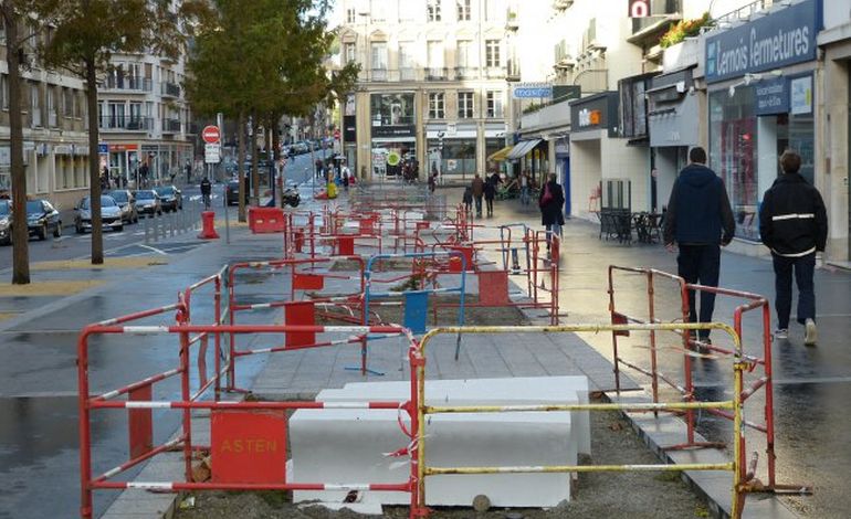 Rue de la République : le chantier s'éternise