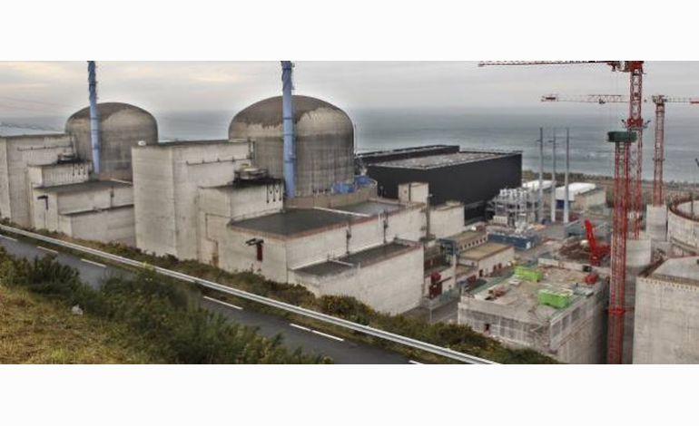 Le réacteur 1 de la centrale nucléaire de Flamanville à l'arrêt