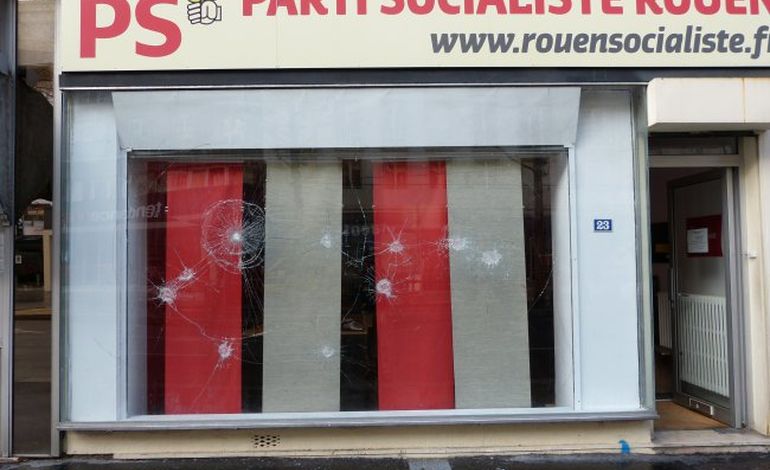 Le siège du PS à Rouen vandalisé
