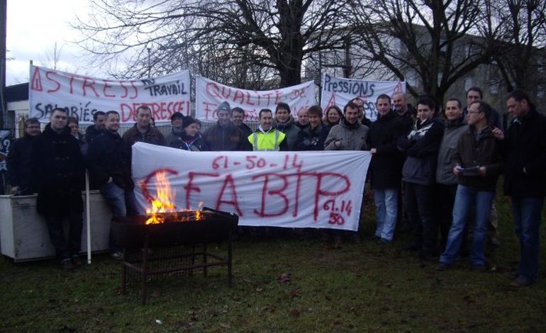 Grève dans les CFA du bâtiment en Basse-Normandie