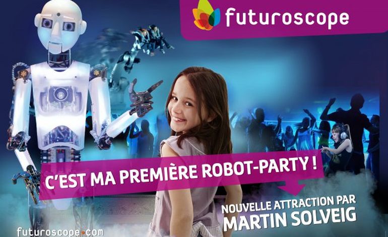 Martin Solveig remixe "Danse avec les robots" au Futuroscope 