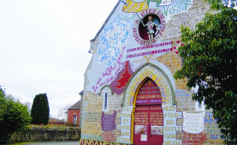Promenade insolite :  l’incroyable église graffiti
