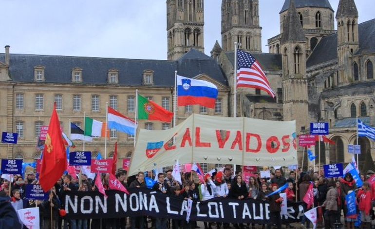 Mariage pour tous : les "anti" très mobilisés à Caen