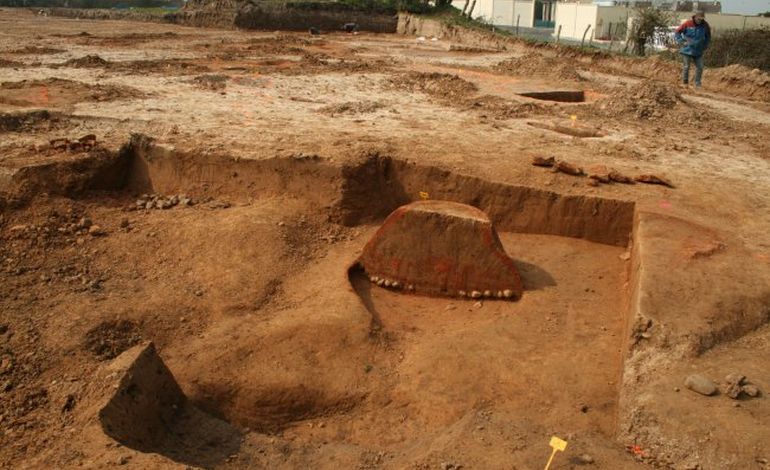 Isigny-sur-Mer : les archéologues mettent au jour un site gaulois et une villa gallo-romaine