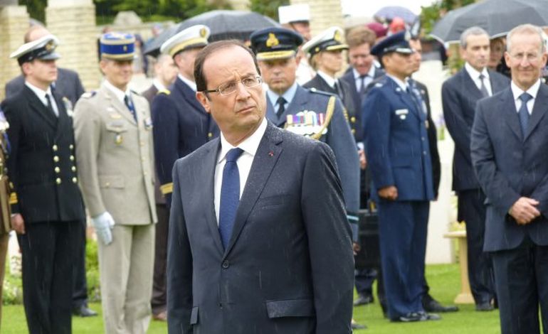 14h30 : François Hollande est arrivé à Caen