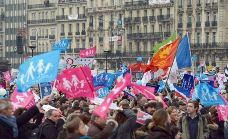 Rouen : les opposants au mariage pour tous à Rouen ont "accueilli" la porte-parole du Gouvernement