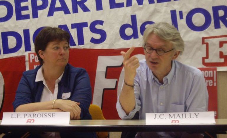 FO,Jean-Claude Mailly à Alençon. Retraites "on va appeler à la mobilisation en septembre".