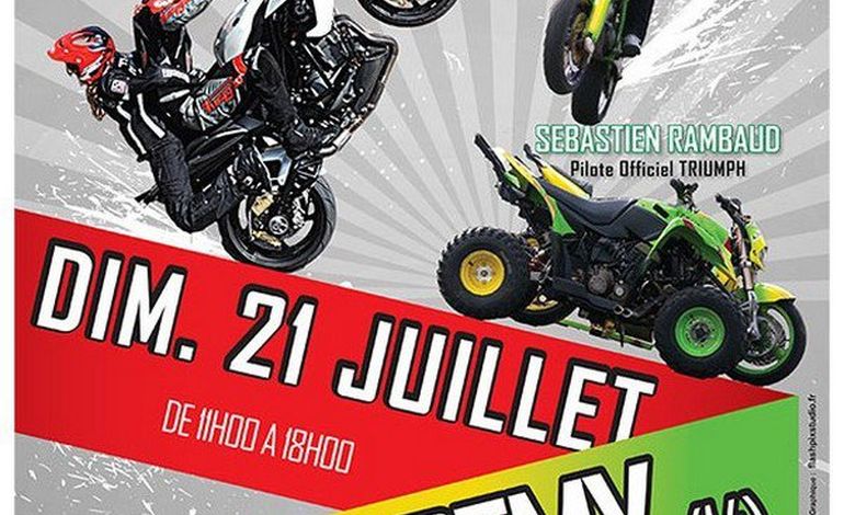 Extreme show moto à St Remy sur Orne