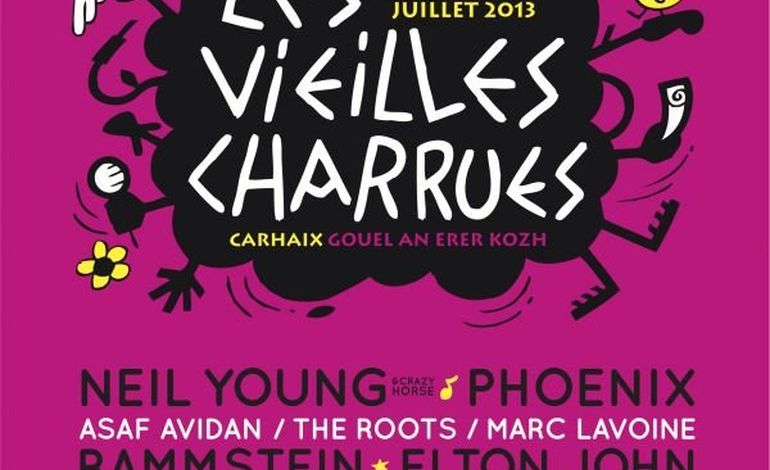 Les Vieilles Charrues 2013 avec Neil Young, Carlos Santana, -M-, Phoenix, Patrick Bruel ou encore Rammstein