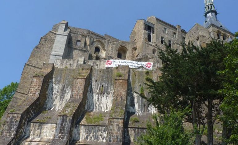 Fin de la grève au Mont-Saint-Michel