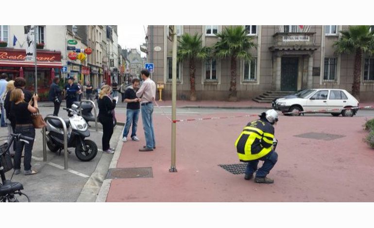 Fuite de gaz à la mairie de Cherbourg