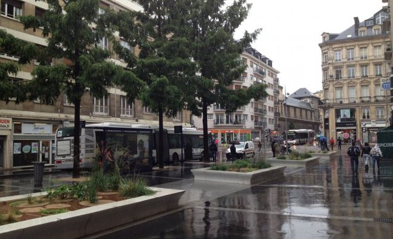 Déluge à Rouen : de la pluie toute la journée