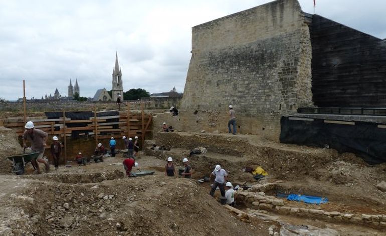 Fouilles au château de Caen : il va falloir réécrire l'Histoire !