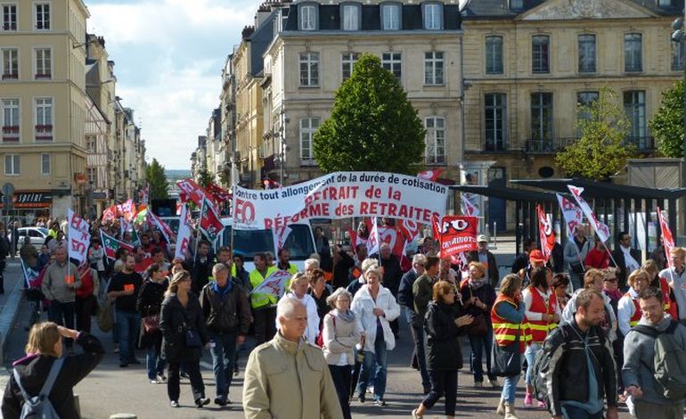 Rouen : 3 500 manifestants contre la réforme des retraites