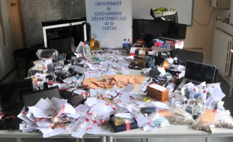 600 objets volés en Basse-Normandie et en Pays de la Loire, retrouvés