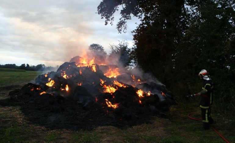 Incendie volontaire à Asnières-en-Bessin
