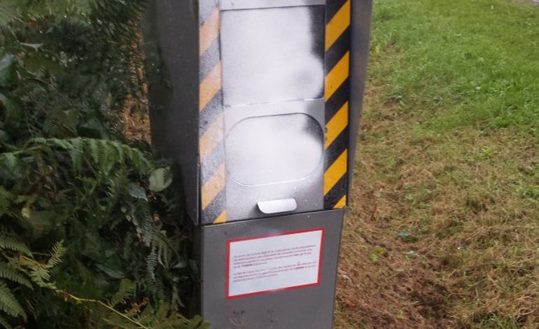 Le radar de Cametours de nouveau vandalisé
