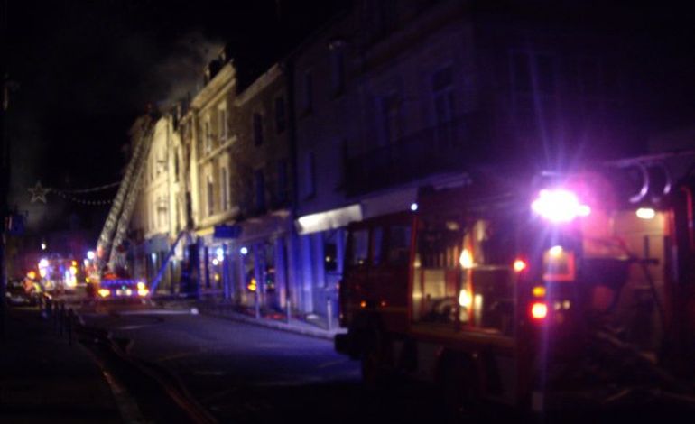 Violent incendie en plein centre-ville d'Alençon