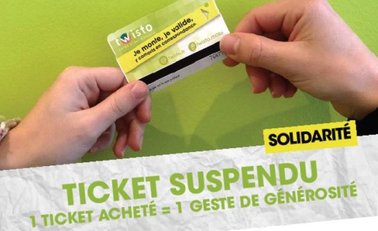A Caen : pour prendre le tram ou le bus, des "tickets suspendus"