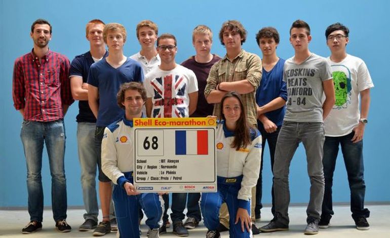 12 étudiants de l'IUT d'Alençon à l'Eco Marathon Shell