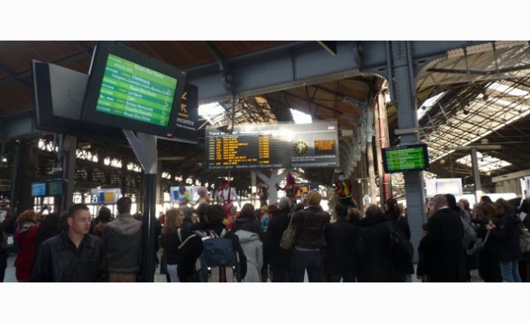 Grève en gare Saint-Lazare : circulation des trains perturbée 