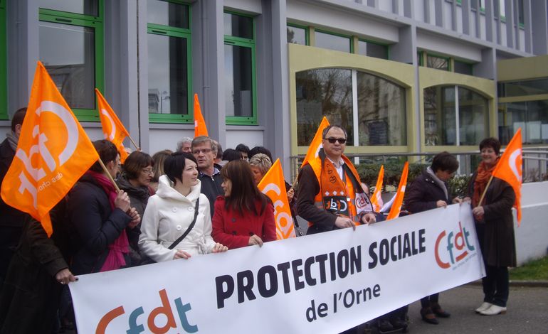 Journée d'action sociale : mobilisation à la CPAM de l'Orne