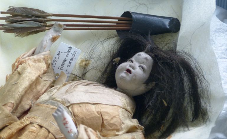76540. D'antiques poupées japonaises découvertes au Muséum de Rouen