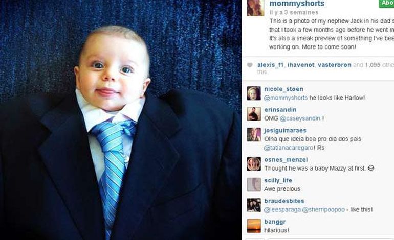 Le "baby suiting" est en marche sur Instagram