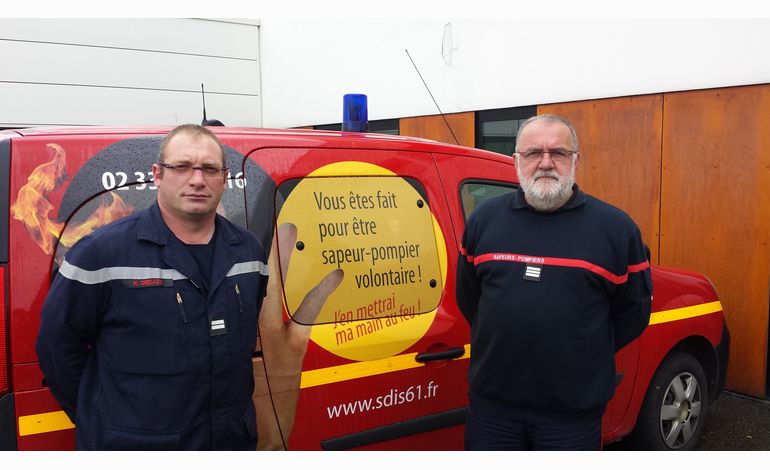 Les sapeurs-pompiers de l'Orne recrutent des volontaires à St Denis/Sarthon