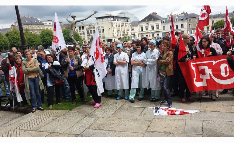 La situation de l'hôpital d'Alençon est grave: les personnels reçus en mairie.